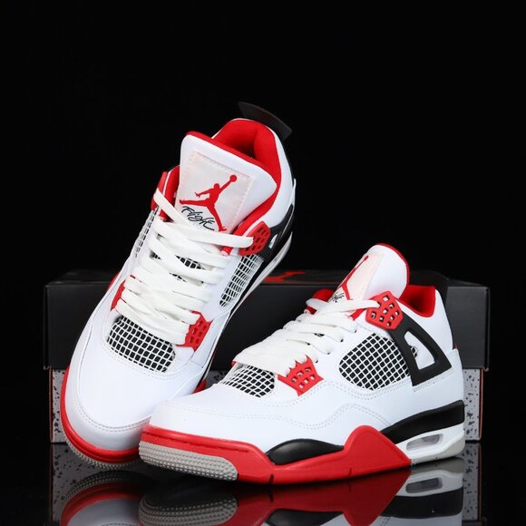 Size Jordan 4 Retro Mid Red Cement - Picture 9 of 9
